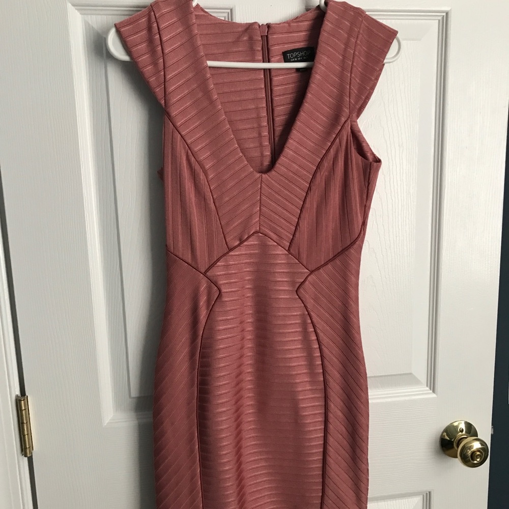 Topshop Bandage Jersey bodycon dress